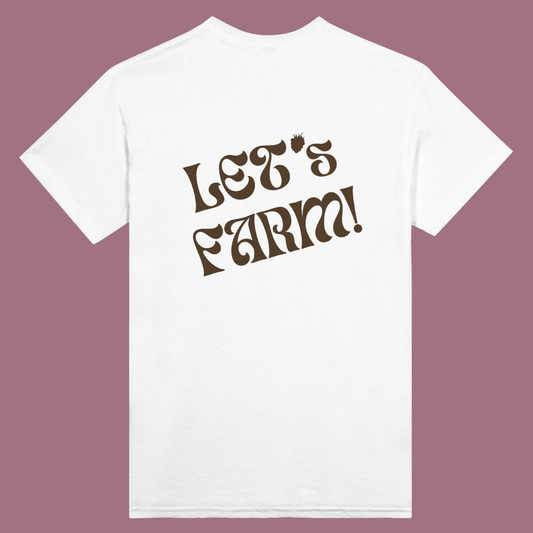 Let's Farm! Unisex 100% Cotton T-shirt